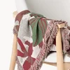 Coperta reversibile con frange Latisha