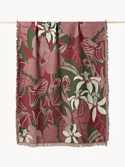Coperta reversibile con frange Latisha