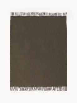 Coperta reversibile in lana Double Face