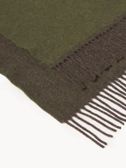 Coperta reversibile in lana Double Face