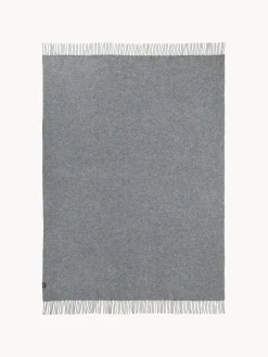 Coperta reversibile in lana Double Face