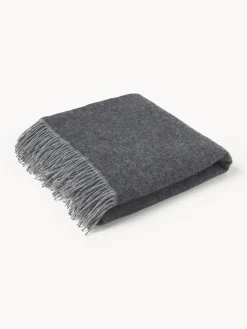 Coperta reversibile in lana Double Face