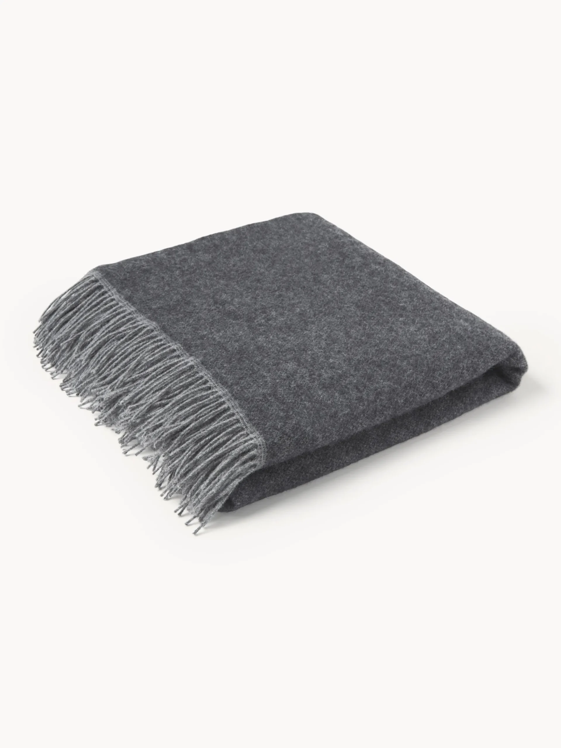 Coperta reversibile in lana Double Face