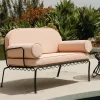 Copertura per divano a righe Al Fresco, set da 4