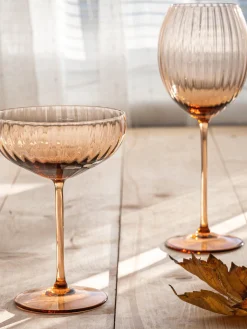 Coppe da champagne fatte a mano Lyon 2 pz