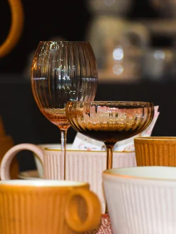 Coppe da champagne fatte a mano Lyon 2 pz