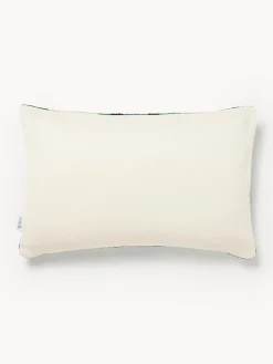 Copricuscino in velluto di seta con motivo astratto Velvety