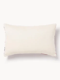 Copricuscino in velluto di seta con motivo astratto Velvety