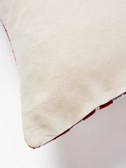 Copricuscino in velluto di seta con motivo astratto Velvety