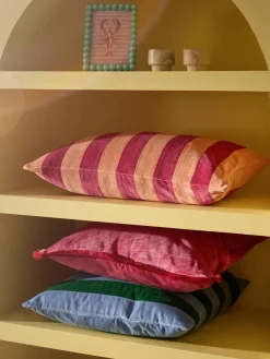 Copricuscino in velluto patchwork Remus