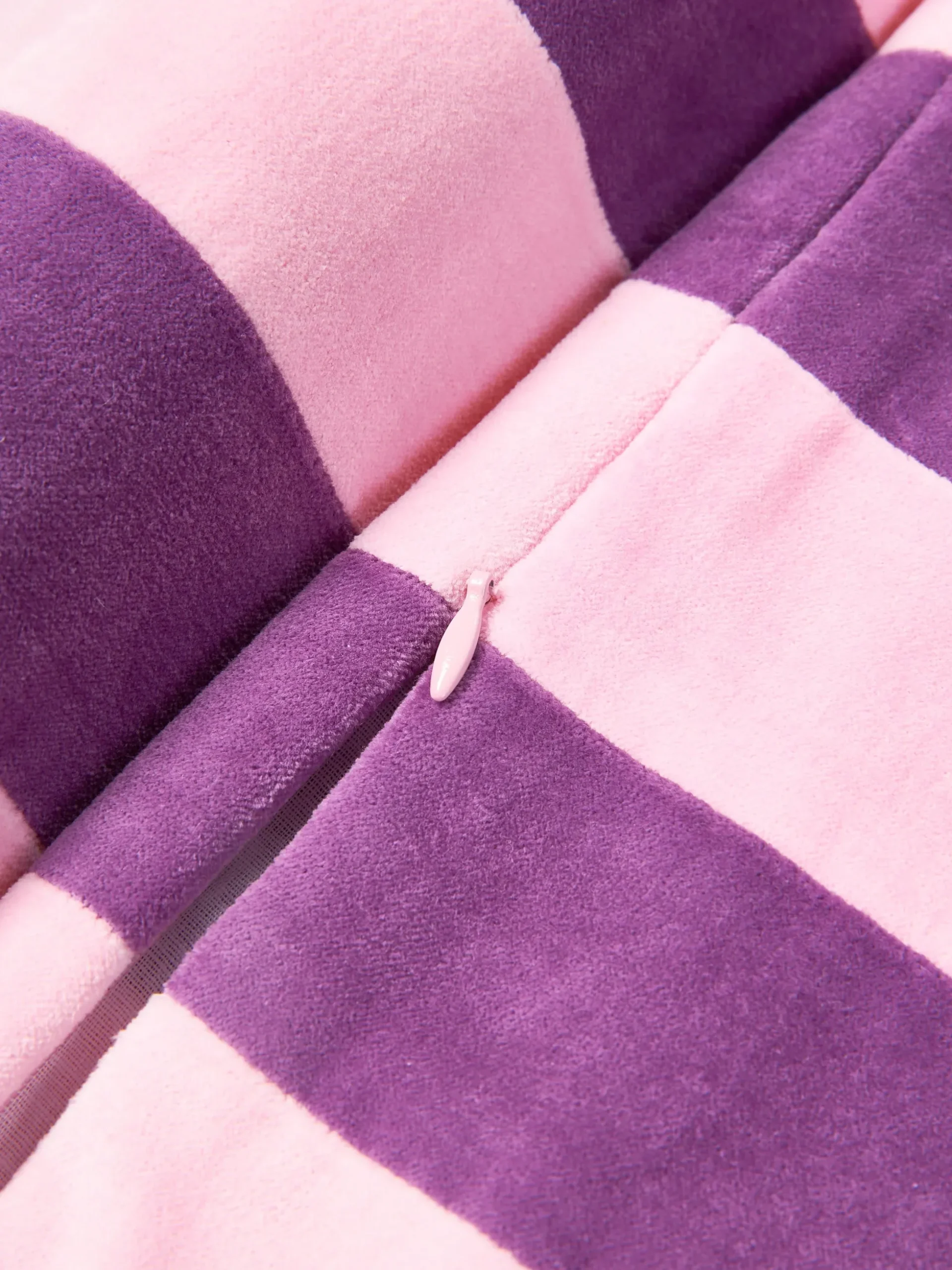 Copricuscino in velluto patchwork Remus