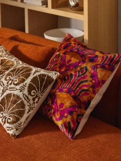 Copricuscino in viscosa con motivo jacquard tessuto Hazel