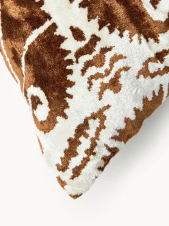 Copricuscino in viscosa con motivo jacquard tessuto Hazel