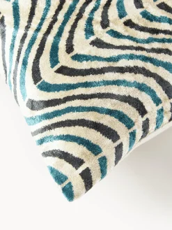 Copricuscino in viscosa con motivo jacquard tessuto Hayden