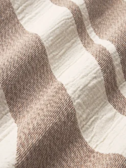 Copricuscino jacquard con frange Rui