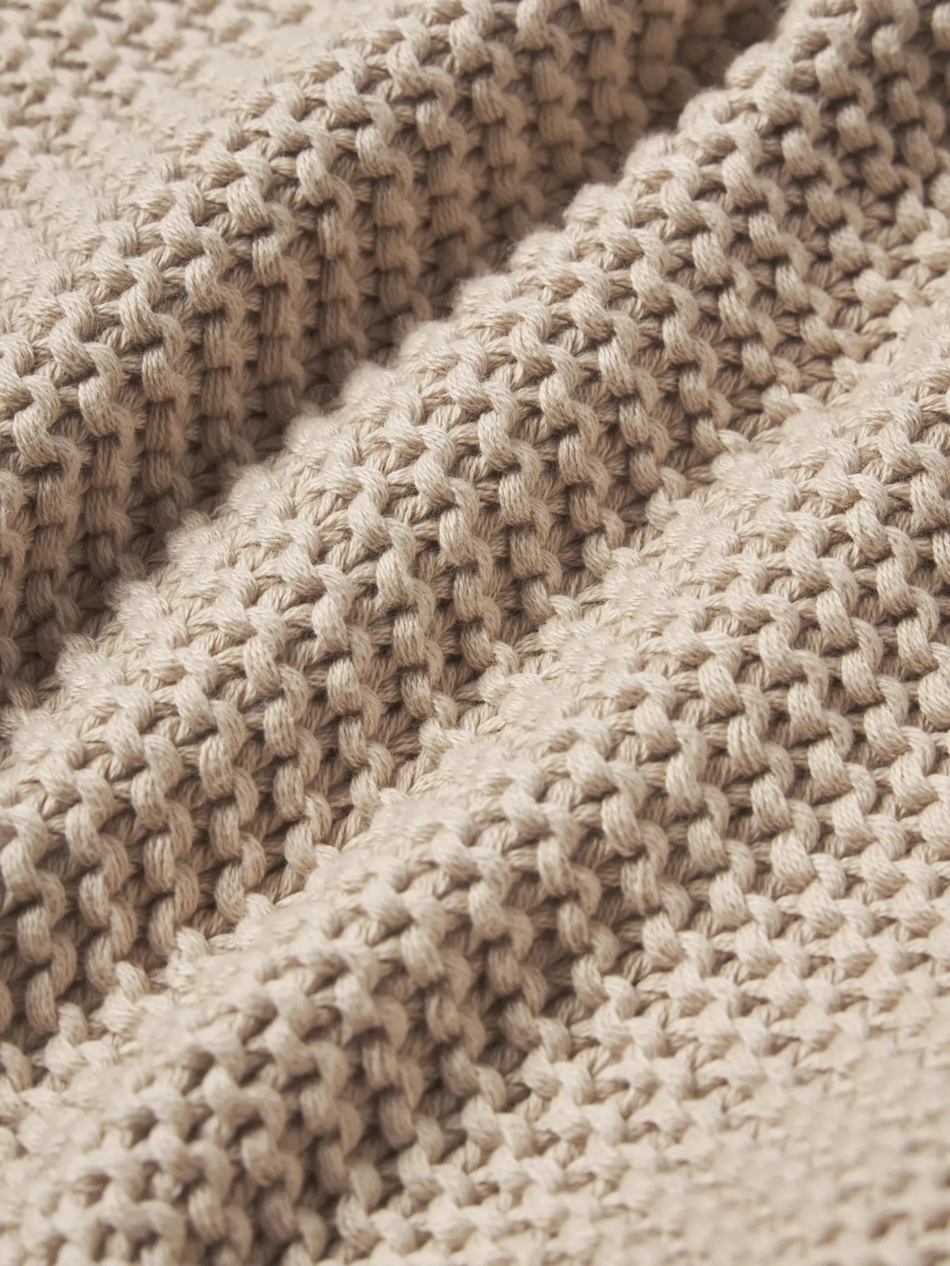 Copricuscino lavorato a maglia in cotone organico Adalyn