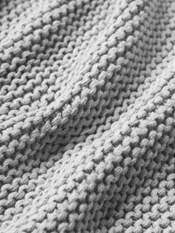Copricuscino lavorato a maglia in cotone organico Adalyn