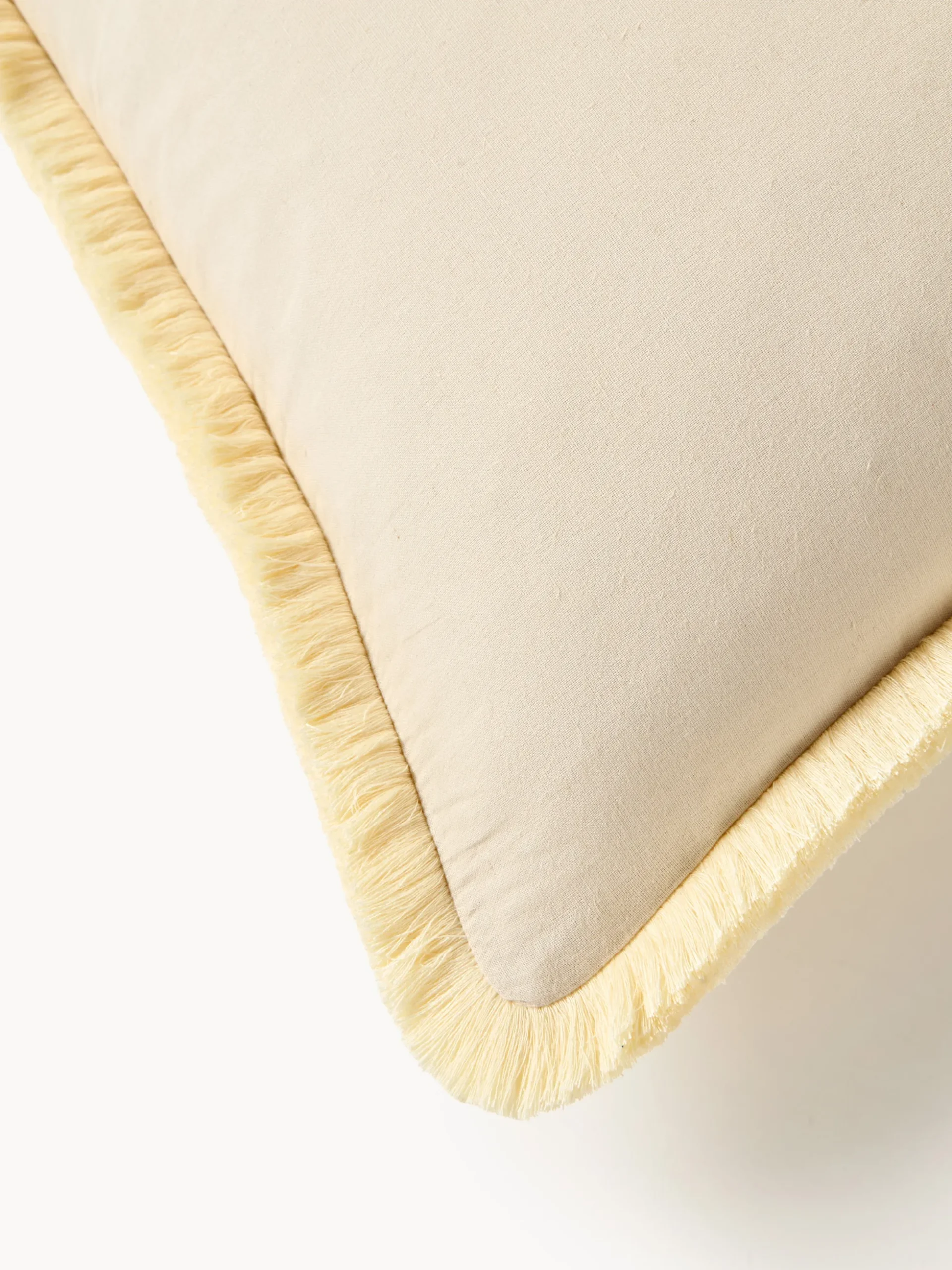 Copricuscino con frange Kirana
