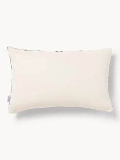 Copricuscino in velluto di seta con motivo astratto Velvety