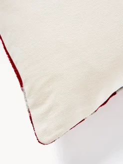 Copricuscino in velluto di seta con motivo astratto Velvety