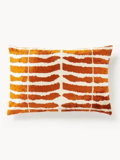Copricuscino in viscosa con motivo jacquard Dejan
