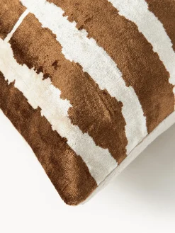 Copricuscino in viscosa con motivo jacquard tessuto Dejan
