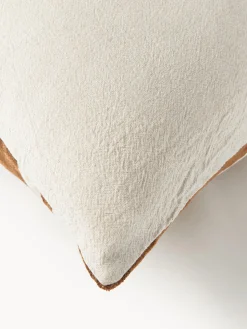 Copricuscino in viscosa con motivo jacquard tessuto Dejan