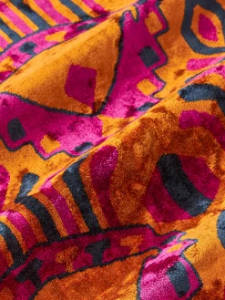 Copricuscino in viscosa con motivo jacquard tessuto Dima