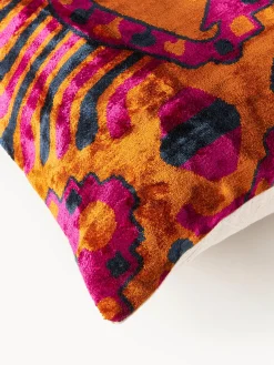 Copricuscino in viscosa con motivo jacquard tessuto Dima