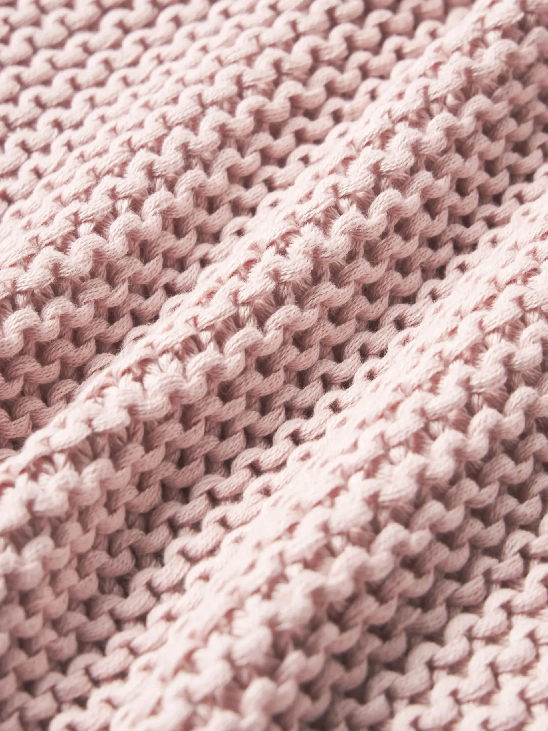 Copricuscino lavorato a maglia in cotone organico Adalyn
