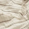 Copriletto in cotone con fantasia a righe Aires