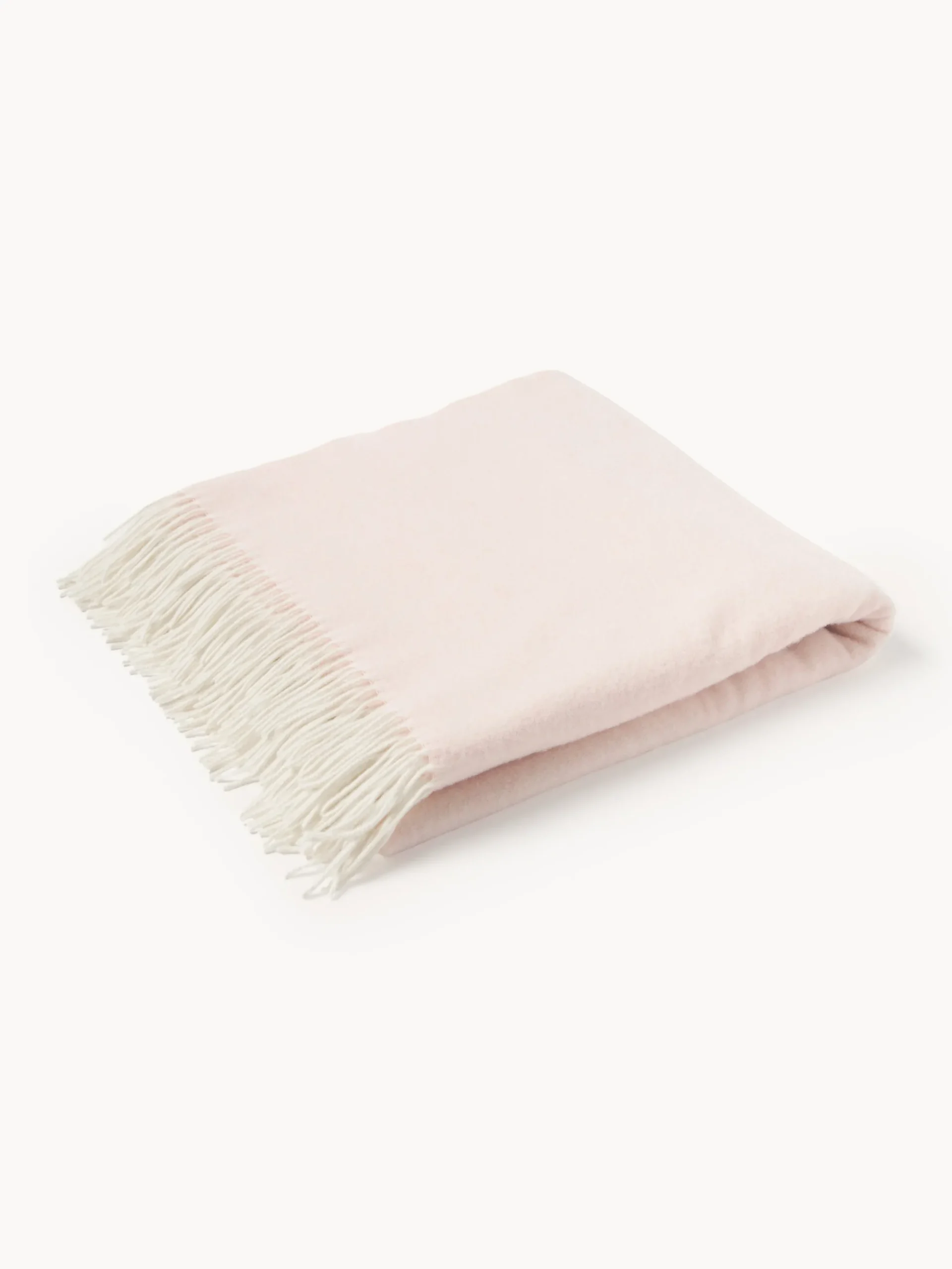 Copriletto in lana con cashmere Faro