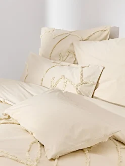 Copripiumino in cotone percalle con design trapuntato Madeline