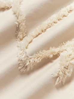 Copripiumino in cotone percalle con design trapuntato Madeline