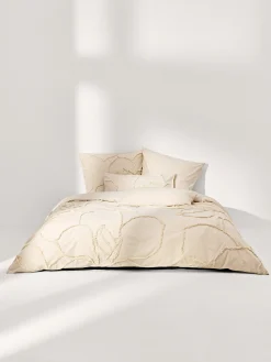 Copripiumino in cotone percalle con design trapuntato Madeline