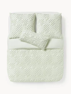 Copripiumino in cotone percalle con design trapuntato Phil