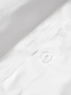 Copripiumino in cotone percalle con motivo fiocco di neve trapuntato Vidal