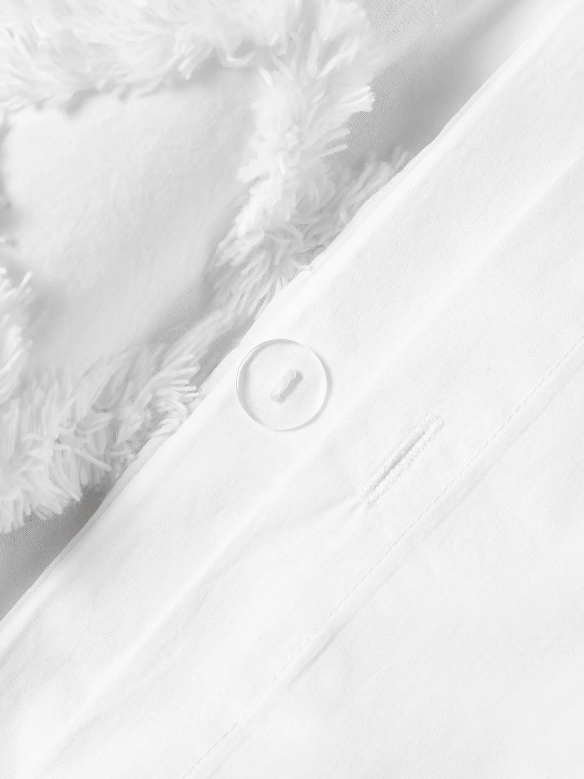 Copripiumino in percalle di cotone con design trapuntato Faith