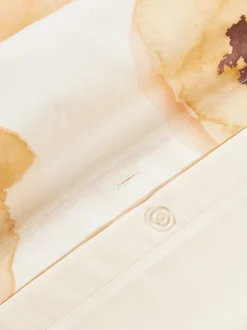 Copripiumino in raso di cotone con stampa floreale Fiorella