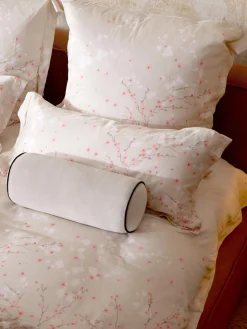 Copripiumino in raso di cotone con stampa floreale Sakura