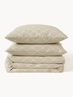 Copripiumino in cotone con motivo grafico Milano