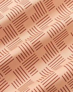 Copripiumino in cotone percalle con stampa geometrica Inki