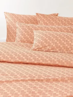 Copripiumino in cotone percalle con stampa geometrica Inki