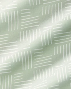 Copripiumino in cotone percalle con stampa geometrica Inki