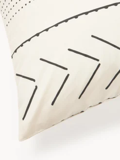 Copripiumino in cotone percalle con motivo boho Kohana