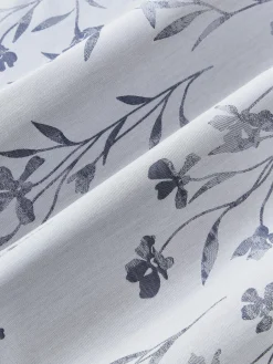 Copripiumino in raso di cotone con motivo jacquard Hurley