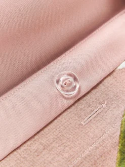 Copripiumino in raso di cotone con stampa floreale Flori