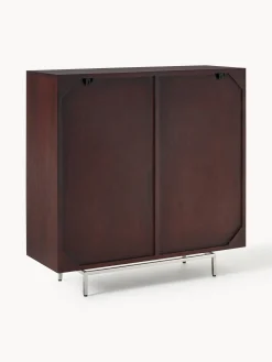 Credenza alta con ante in vetro a specchio Scarlett