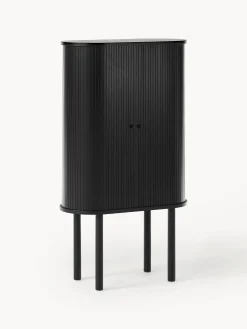 Credenza alta con frontale millerighe Calary