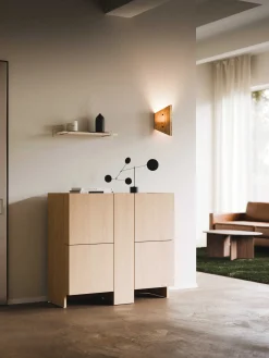 Credenza alta in legno Arden